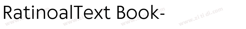 RatinoalText Book字体转换